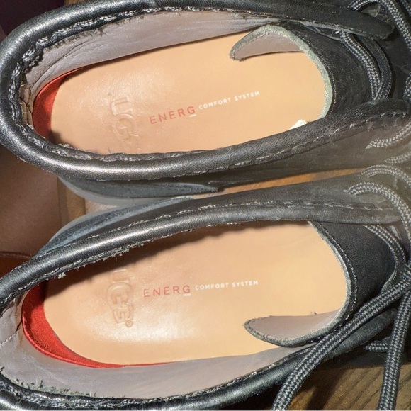 Ugg Hendrickson Chukka boots in black leather. Size 11 - Picture 6 of 7